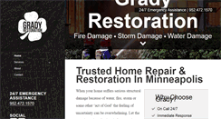 Desktop Screenshot of gradyrestoration.com